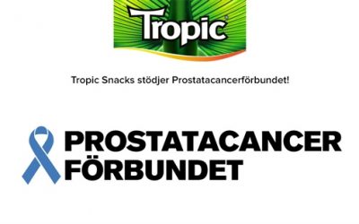 Tropic Snacks stödjer Prostatacancerförbundet!