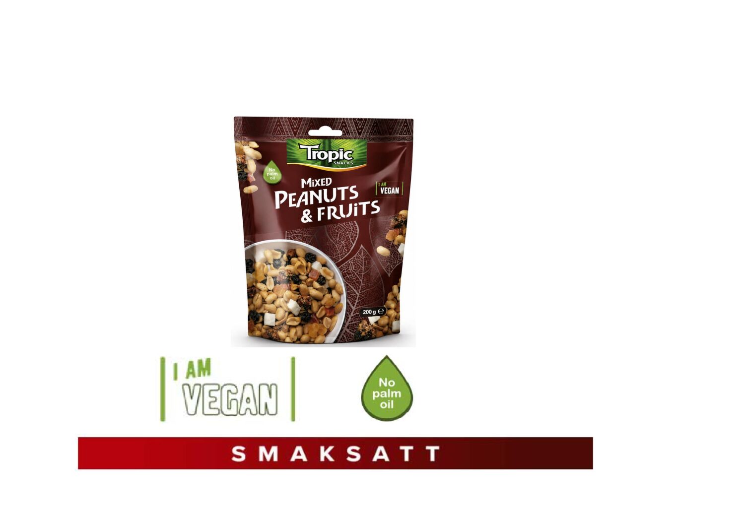 Mixed Peanuts and Fruits